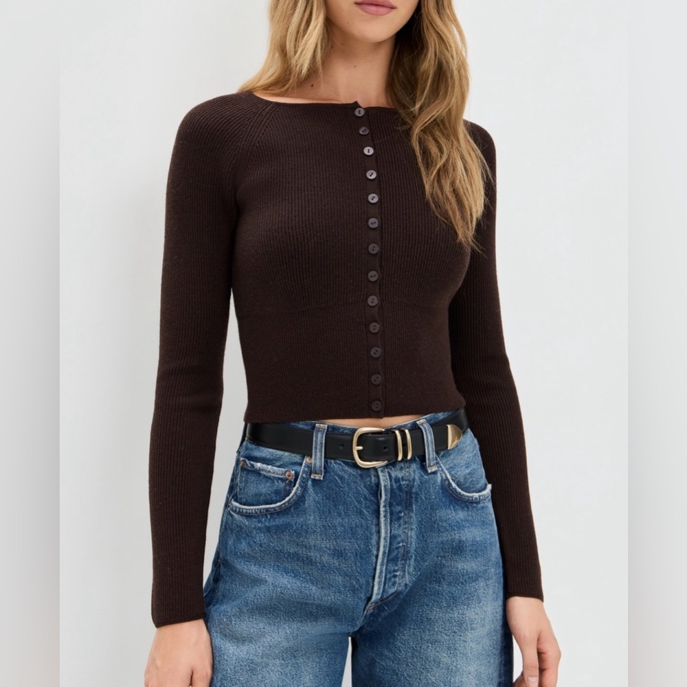 Reformation Meadow Regenerative Merino Cardigan